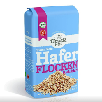 Bio Vollkorn Haferflocken - Kleinblatt - glutenfrei - 475 g - vom Bauckhof
